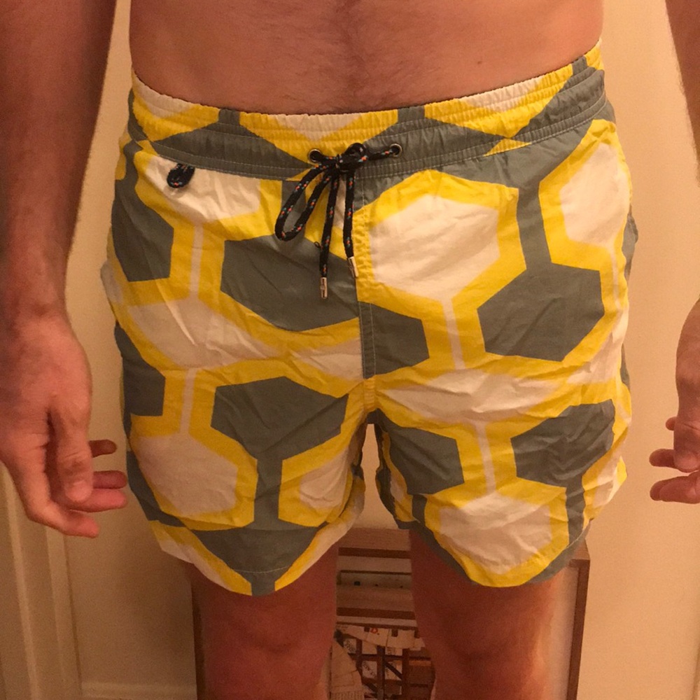 Crasqi Men’s Swim Trunks